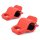 Handlebar or Frame Tie-Down Clips, TESTED, red