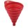 Silikon Funnel, Foldable, Red