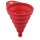 Silicon Funnel, foldable, red