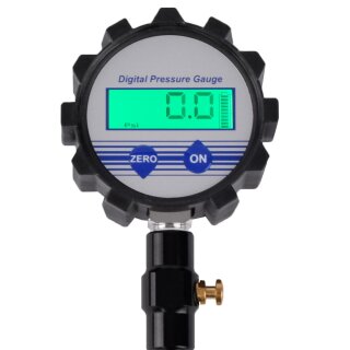 Professional Tire Pressure Gauge, digital, w. patented Air Chuck