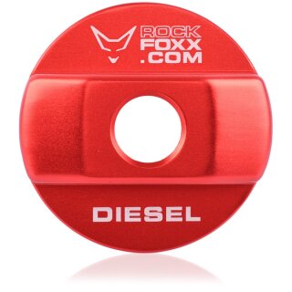 Fuel Cap Cover for Landrover Defender, red