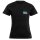 ROCKFOXX U-Neck T-Shirt LADIES schwarz, kleines Logo