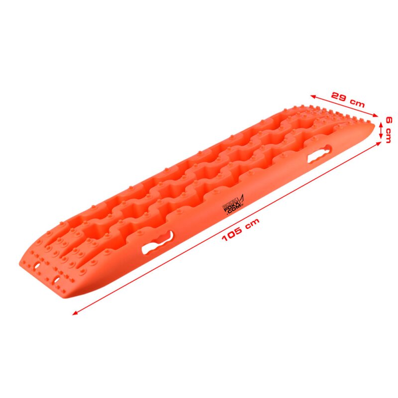 Off -Road Recovery Tracks, 10 tons, set of 2, orange, € 119,00