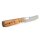Rockfoxx folding bread knife rust resistant steel blade and olive wood handle