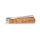 Rockfoxx folding bread knife rust resistant steel blade and olive wood handle