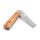 Rockfoxx folding knife Nakiri rust resistant steel blade and olive wood handle