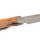 Rockfoxx folding knife Santoku rust resistant steel blade and olive wood handle