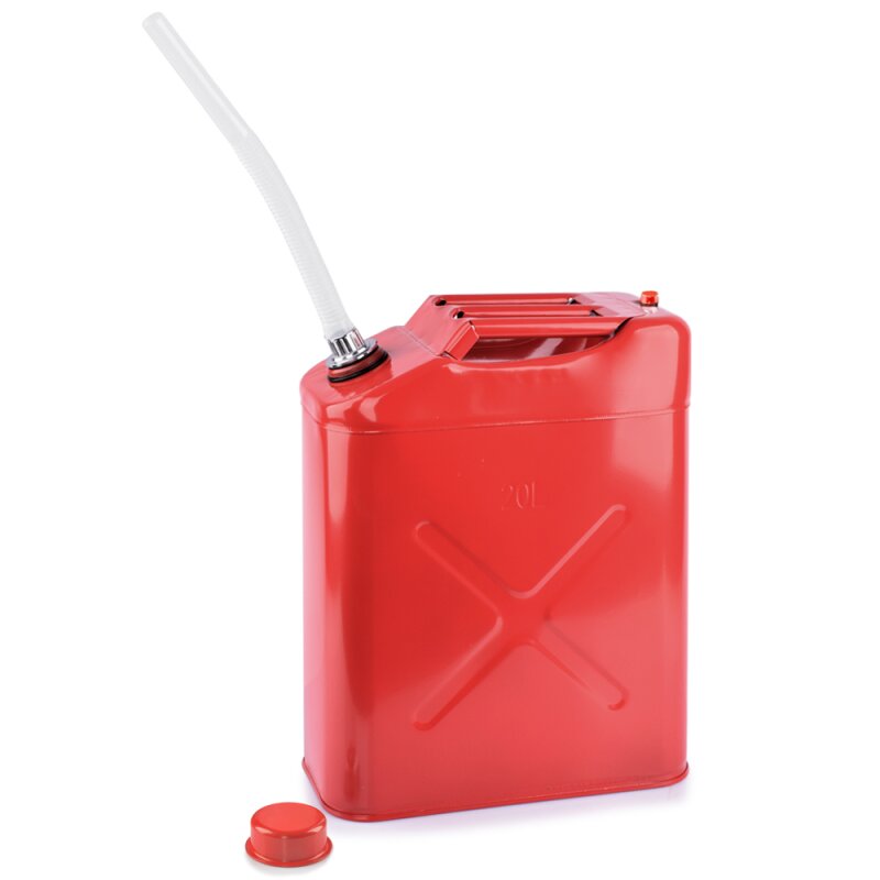 Benzinkanister Edelstahl, vertikal, rot, 20 Liter, € 139,00