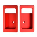 Aluminium Door-Opener Trough, red, pair, for Defender...
