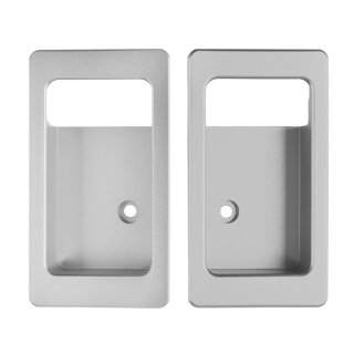 Aluminium Door-Opener Trough, silver, pair, for Defender >>2016