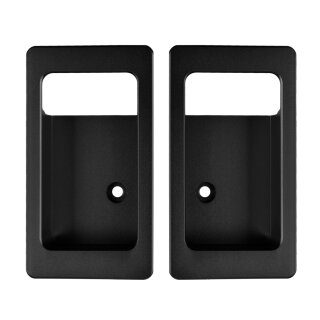 Aluminium Door-Opener Trough, black, pair, for Defender >>2016