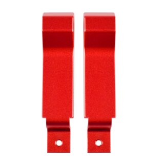 Aluminium Door Knob, red, pair, for Defender >>2016