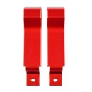 Aluminium Door Knob, red, pair, for Defender >>2016