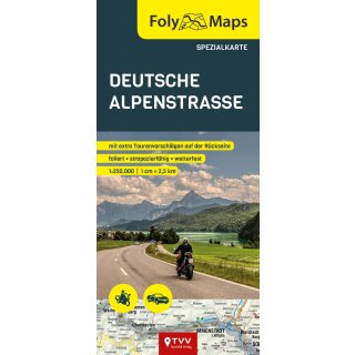 FolyMaps Deutsche Alpenstraße - Spezialkarte 1:250 000