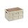 Folding Box w/ Wooden Lid, 15L