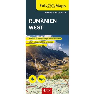 FolyMaps Rumänien Karte West