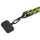 Lanyard w Cell Phone Holder, green-black braided