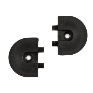 End Caps for Retractable Airline Rails - Set of 2