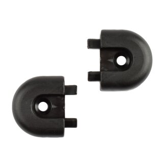 End Caps for Round Airline Rails - Set of 2