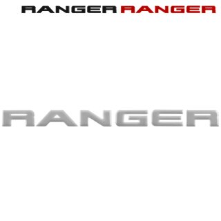 Ford Ranger Plastic Lettering for Tailgate, self-adhesive, various colours